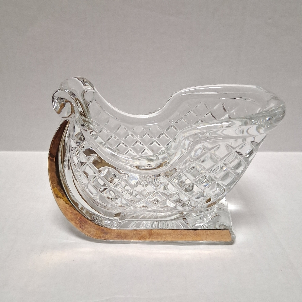 St. George Christmas Sleigh Candy Bowl